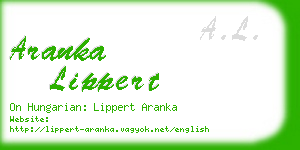 aranka lippert business card